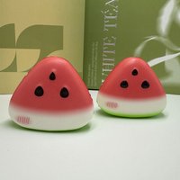 Super Soft Watermelon Squishy Stress Relief Squeeze Toy Slow Rising Calming Fidget Toy for Anxiety Reduction for Adults Kids