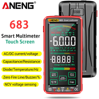 ANENG 683 Smart Multimeter Touch Screen High-end 6000 Counts Rechargeable Anti Burn AC/DC Voltage Tester Current Auto Ranging To
