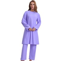 2026 summer New Muslim Swimwear Hijab Women Musulman 3pcs Swimsuit Muslim Swimming Suit Modest Swimwear 3 Pieces Sets Islamic