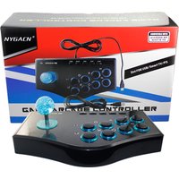 Wired King of Fighters Arcade Joystick Controller for PC, TV, Projector, and Android Phones