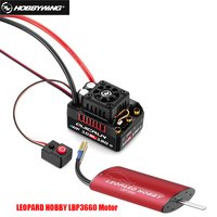 Hobbywing QUICRUN WP 10BL120 G2 120A 2-4S Lipo Speed Controller Brushless ESC Matching LEOPARDHOBBY LBP3660 Motor fo1/10RC Cars