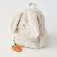 Girl ins rabbit backpack children cute school bag carrot cartoon travel bag