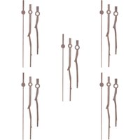 5 set Clock Hands Only Sturdy Wooden Wall Hanging Replacement Diy Repair Accessories Home Decor Clock Parts Wood Hands For