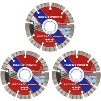 125mm 3pcs Diamond Saw Blade