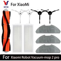 Pour Xiaomi Mi Robot aspirateur-vadrouille 2 Pro/Lite MJST1SHW MJSTL filtre Hepa vadrouille tissu brosse latérale principale Mijia aspirateur accessoires