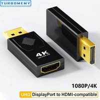 4K 1080P Displayport to HDMI-Compatible Adapter For PC Laptop PS3/4 to Projector Monitor TV Box Display Port DP Cable Connector