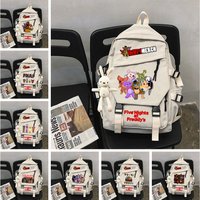 Game FNAF Bidybab Foxy Freddy Backpack School Bags Kids Teens Casual Shoulder Travel Bag Mochila Gift