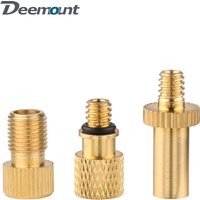 AliExpress DEEMOUNT Bicycle Inflation Connector Presta to Schrader Dunlop Nozzle 12V1 For Large Core Large Engineering Vehicle Tire Valve Adapter