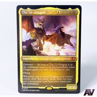 Foil The Ur-Dragon Legendary Creature Dragon 0594 Avatar Game Rare High Quality Playing Trading Magical Proxy Cards English