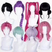 Saja Boys Jinu Baby Abby Mystery Romance Wig Kpop Demon Hunters Mira Rumi Zoey Cosplay Free Wig Cap Halloween Costume Props