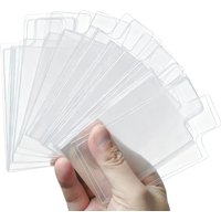 100pcs Card Sleeves Raised Type Transparent Protectors Fit For Pokemon Yugioh Game Cards Trading Case Folder Photo Pouch Holder