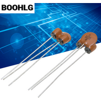 1PCS DSS9NC51H223Q55B 50V223 Y5S 022S three-pin filter capacitor plug-in