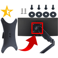 VESA Mount Adapter for LG 29UC97C Monitor Bracket Mounts to Stand / Arm / Desk Mount -Metal Material