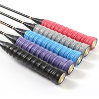5pcs Thickened Badminton Sweat Belt Punched Non-slip Breathable Keel Hand Glue Sticky Tennis Racket Fishing Rod Rubber