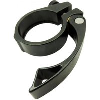 Folding Bike Seat Post Clamp 38mm Anodised Premium Folding Bicycle Seatpost Clamp Tube Clamp for Mountain Bike Replacement