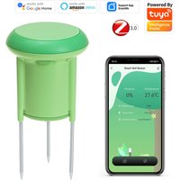 Tuya ZigBee smart Soil Tester Temperature and Humidity Sensor IP66 Grade Waterproof Plant Monitor Support Alexa Google Assistant