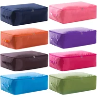 Maximize Your Space with This Large Zipper Clothes Organizer Bag - Perfect for Bedding Storage
