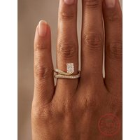 925 Sterling Silver Curved Rectangle Zircon Ring For Women Anniversary Wedding Daily Wear Luxury High Quality Fine Jewelry
