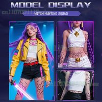 K-Pop Gothic Demon Huntress Temporary Tattoos Realistic Vein Effect Body Art for Concerts and Cosplay Waterproof Vampire Style