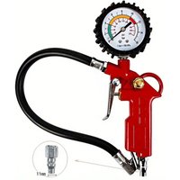 Tire Pressure Gauge For Car Motorcycle SUV Inflator Pumps Tire Repair Tools Pressure Gun Type For Air Compressor Durable