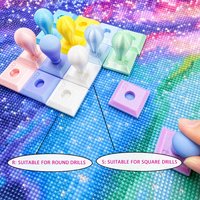 2-Piece/Set Detachable Diamond Painting Correction Rollers, Suitable For Square/Round Diamonds, Diy Diamond Art Correction Tools