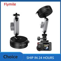Flymile Suction Cup for DJI OSMO Action 6/Action 5 Pro/Nano/Insta360 X5/Pocket 3 Accseeories Camera Mount Bracket with Ball Head