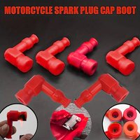 1pc Motorcycle Flash Spark Plug Cap Universall Motorcycle Ignition Spark Plug Cap 90Degree Flashing Spark Plug Cap For Moto