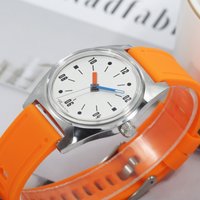 A Thoughtful Gift. 36mm Manual Winding Movement. Young Men's Favorite Mechanical Watch with Fashionable Bauhaus Design.