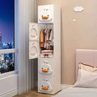 Baby Closet Cabinet Baby Dress Closet Clothes Girl Wardrobe Bedroom Storage Children Dresser Organizer Roperos Closet Furniture