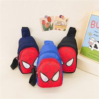 Marvel New Children's Shoulder Backpack Spiderman Pattern Large Capacity Bag Casual Student Boys Girls Bag