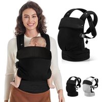 Cozy Ergonomic Baby Carrier Breathable Adjustable Newborn Carrier Lightweight Hands-Free Infant Toddler Carrier Travel Friendly