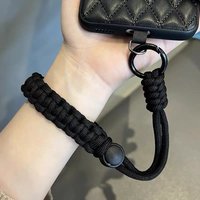 Handwoven Adjustable Universal Mobile Phone Wrist Strap Short Lanyard Outdoor Safety Anti-Drop Rope For All Phone Case