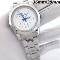 china NH35 watch Men watch "Who Cares I'm already Late" dial 36mm/39mm watch NH35 automatic movement Sapphire Glass watch