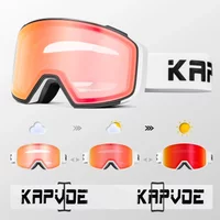 AliExpress kapvoe Kapvoe Photochromic Snow Goggles Ski Professional Winter Men Cycling Sunglasses Anti-Fog Snowboard Glasses Ski Equipment UV400