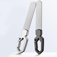 Double-Sided Nail File Metal Heavy Duty Nail File Fingernail Care Accessories Stainless Steel Thick Toenail Grinding Tool