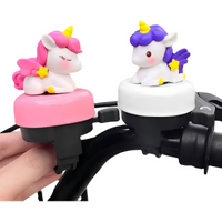 Bicycle Bell Cute Unicorn Design Loud Safety Ring Horn Universal Scooter Accessories Gift Cycling Bells Bike