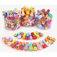 26pcs A Box Of Children's Hair Clip Girls Accessories Headdress Princess Small Hairpin Set