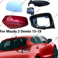 Car Rearview Mirror Accessories Side Mirror Lower Cover Rearview Mirror Housing Frame For Mazda 2 Demio 2015-2019