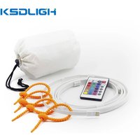 Waterproof Camping RGB LED Strip Light Lantern Lamp 1.5/2M SMD 2835 5V USB LED Rope Light Outdoor Hiking Camp Tent Hanging Lamp
