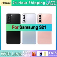 For Samsung Galaxy S21 Battery Back Cover 3D Glass Panel Rear Door Housing Case Camera Lens Replace