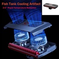 Aquarium Product Fish Tank Fan Chiller Seaweed Seawater Heat Dissipation Automatic Temperature Control Aquarium Thermostat Quiet
