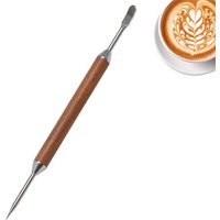 LMETJMA Coffee Latte Art Pen Stainless Steel Spice Cappuccino Pull Needle Latte Coffee Decorative Art Pen Coffe Spice Pen JT291