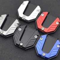 Scooter Motorbike Extension Foot Pad Support Plate Aluminum Alloy Motorcycle Bike Accessories Kickstand Extender Foot Side Stand