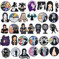 32Pcs Halloween Shoe Charms, horror themed Shoe Charms for Adults, teenagers, and adults, Gothic sandals, wristbands, bracelets