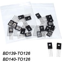 20PCS BD139 BD140 10Pair ( 10PCS BD139 + 10PCS BD140 ) TO126 TO-126 new voltage regulator IC BD139/140