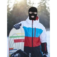 AliExpress NONE 3 Holes Ski Mask Full Face Cover Outdoor Balaclava Winter Knitted Neck Gaiter for Halloween Sports Cycling