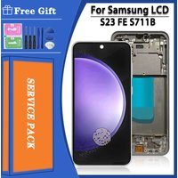 OLED Quality For Samsung s23fe LCD Screen For Samsung S23 FE S711 S711B S7110 S711U LCD Display Touch Screen With Frame
