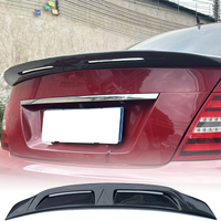For Mercedes-Benz C-Class W204 C63 2-Door C180 C200 C220 C260 C300 GT RS Style Carbon Fiber Rear Spoiler Trunk Wing 2007-2014