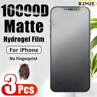 3Pcs Matte Hydrogel Film for IPhone 17E Air 17 16 15 Pro Max 14 13 12 11 8 Plus Screen Protector Smooth texture Anti-Fingerprint