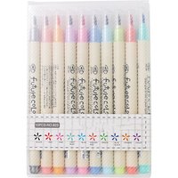 1 Set Color Watercolor Pen Soft Hair Beauty Pen Brush 10 Color Set Children's Student Comic Calligraphy Brush